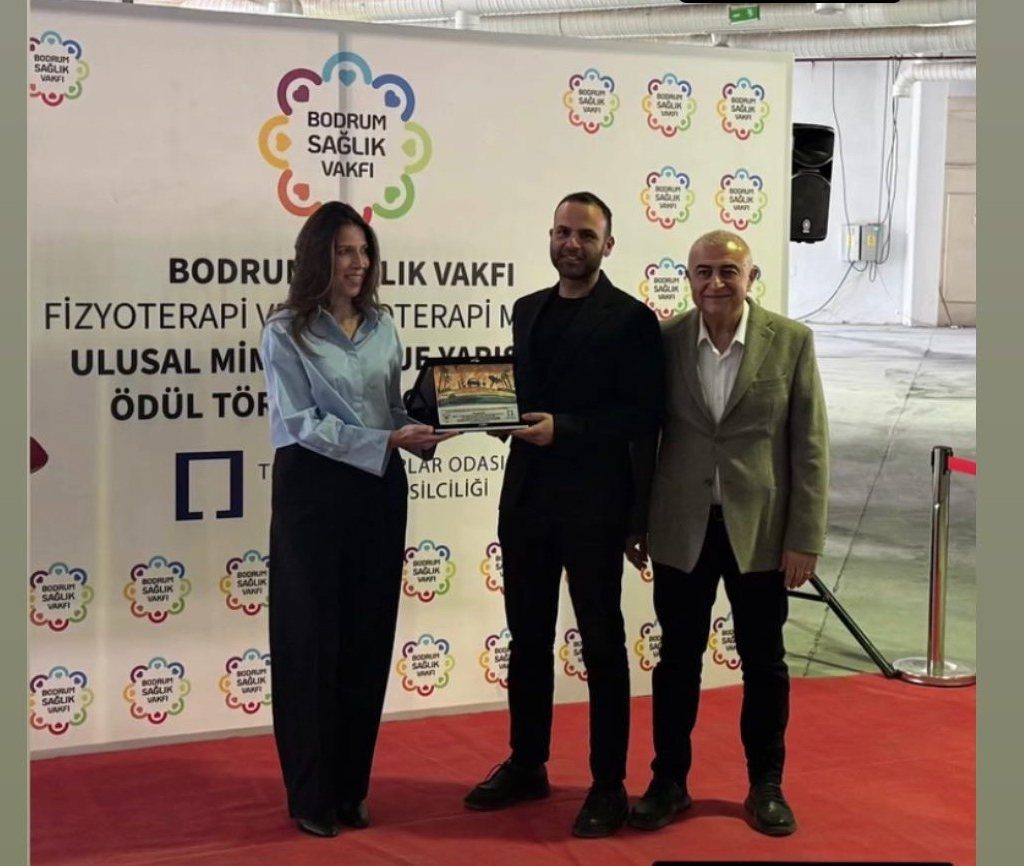 Bodrum Sağlık Vakfı Fizyoterapi ve Hidroterapi Merkezi Ulusal Mimari Proje Yarışması ödül töreni